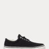 Pantofi negri din pânză Ralph Lauren Bryn de damă Pantofi negri din pânză Ralph Lauren Bryn de damă