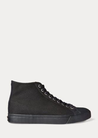 Pantofi negri din pânză Ralph Lauren Mayport de damă