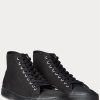 Pantofi negri din pânză Ralph Lauren Mayport pentru bărbați Pantofi negri din pânză Ralph Lauren Mayport pentru bărbați