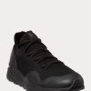 Pantofi negri din tricot Ralph Lauren Trackster 200II pentru bărbați Pantofi negri din tricot Ralph Lauren Trackster 200II pentru bărbați