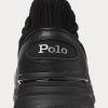 Pantofi negri din tricot Ralph Lauren Trackster 200II pentru bărbați Pantofi negri din tricot Ralph Lauren Trackster 200II pentru bărbați