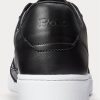 Pantofi negri Ralph Lauren Court pentru bărbați Pantofi negri Ralph Lauren Court pentru bărbați