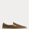 Pantofi pentru bărbați, maro/maro, Ralph Lauren Keaton Tweed, cu slip-on Pantofi pentru bărbați, maro/maro, Ralph Lauren Keaton Tweed, cu slip-on