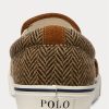 Pantofi pentru bărbați, maro/maro, Ralph Lauren Keaton Tweed, cu slip-on Pantofi pentru bărbați, maro/maro, Ralph Lauren Keaton Tweed, cu slip-on