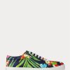 Pantofi pentru bărbați, multicolori, blumarin, Ralph Lauren Severn, din in, cu flori Pantofi pentru bărbați, multicolori, blumarin, Ralph Lauren Severn, din in, cu flori