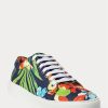 Pantofi pentru bărbați, multicolori, blumarin, Ralph Lauren Severn, din in, cu flori Pantofi pentru bărbați, multicolori, blumarin, Ralph Lauren Severn, din in, cu flori