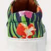Pantofi pentru bărbați, multicolori, blumarin, Ralph Lauren Severn, din in, cu flori Pantofi pentru bărbați, multicolori, blumarin, Ralph Lauren Severn, din in, cu flori