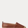 Pantofi plati din piele maro Ralph Lauren Cameryn IV de damă Pantofi plati din piele maro Ralph Lauren Cameryn IV de damă