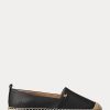 Pantofi plati din piele negri Ralph Lauren Cameryn IV de damă Pantofi plati din piele negri Ralph Lauren Cameryn IV de damă