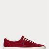 Pantofi roșii din velur Ralph Lauren Keaton pentru bărbați Pantofi roșii din velur Ralph Lauren Keaton pentru bărbați