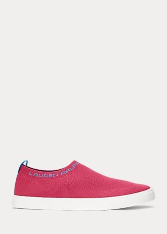 Pantofi slip-on Ralph Lauren Jordyn pentru damă fucsia