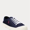 Pantofi sport cu vârf de pânză Ralph Lauren Essence 100 pentru bărbați bleumarin/roșu Pantofi sport cu vârf de pânză Ralph Lauren Essence 100 pentru bărbați bleumarin/roșu
