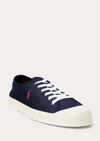 Pantofi sport cu vârf de pânză Ralph Lauren Essence 100 pentru bărbați bleumarin/roșu
