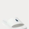 Papuci Ralph Lauren Signature Pony pentru bărbați alb/marin Papuci Ralph Lauren Signature Pony pentru bărbați alb/marin
