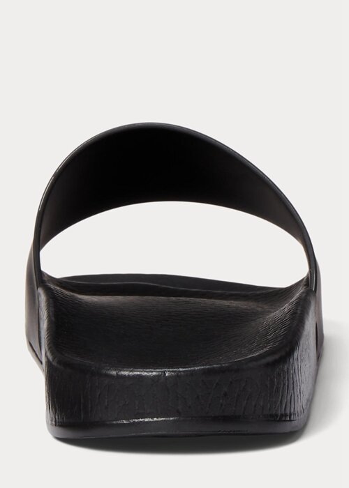 Papuci Ralph Lauren Signature Pony pentru bărbați negri/aurii Papuci Ralph Lauren Signature Pony pentru bărbați negri/aurii