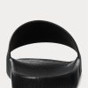Papuci Ralph Lauren Signature Pony pentru bărbați negri/roșii Papuci Ralph Lauren Signature Pony pentru bărbați negri/roșii