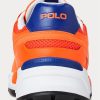 Portocaliu / Royal pentru bărbați Ralph Lauren Jogger Suede & Adidași din plasă Portocaliu / Royal pentru bărbați Ralph Lauren Jogger Suede & Adidași din plasă
