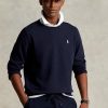 Pulover din tricot dublu Ralph Lauren pentru bărbați bleumarin