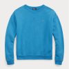 Pulover pentru damă, albastru Ralph Lauren Fleece Crewneck