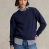 Pulover pentru damă, bluză, Ralph Lauren, din fleece crewneck