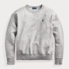 Pulover pentru damă, gri Ralph Lauren, din fleece Pulover pentru damă, gri Ralph Lauren, din fleece