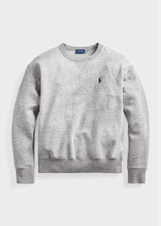 Pulover pentru damă, gri Ralph Lauren, din fleece