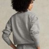 Pulover pentru damă, gri Ralph Lauren, din fleece Pulover pentru damă, gri Ralph Lauren, din fleece