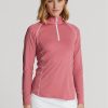 Pulover pentru femei Ralph Lauren, din jerseu, cu fermoar sfert