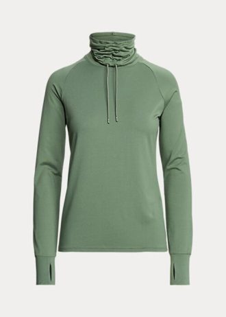 Pulover pentru femei Ralph Lauren, din jerseu, verde