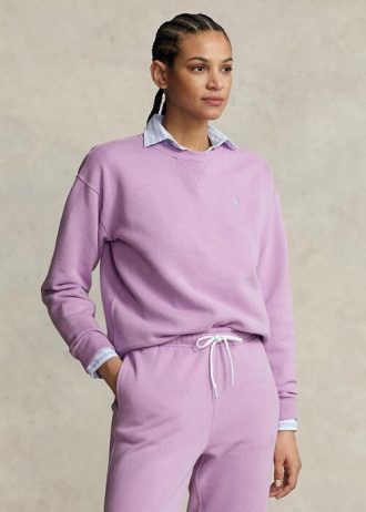 Pulover pentru femei Ralph Lauren Fleece Crewneck Pullover Pulover pentru femei Ralph Lauren Fleece Crewneck Pullover