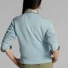 Pulovere albastre pentru femei Ralph Lauren Logo French Terry Crewneck Pulovere albastre pentru femei Ralph Lauren Logo French Terry Crewneck