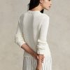 Pulovere albe din bumbac Ralph Lauren pentru damă Pulovere albe din bumbac Ralph Lauren pentru damă