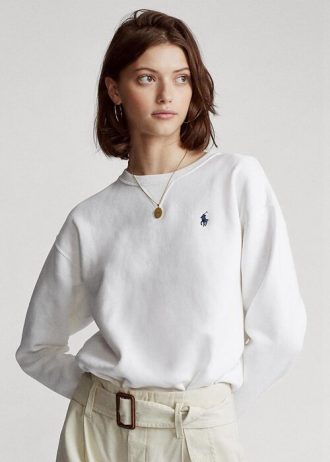 Pulovere albe Ralph Lauren pentru damă
