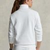 Pulovere albe Ralph Lauren Polo Sport Fleece pentru femei Pulovere albe Ralph Lauren Polo Sport Fleece pentru femei