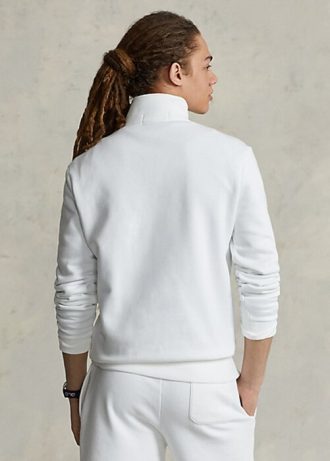 Pulovere albe Ralph Lauren Polo Sport Fleece pentru femei Pulovere albe Ralph Lauren Polo Sport Fleece pentru femei