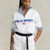 Pulovere albe Ralph Lauren Polo Sport Fleece pentru femei Pulovere albe Ralph Lauren Polo Sport Fleece pentru femei