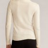 Pulovere cremă Ralph Lauren, cu nasturi, din cașmir Pulovere cremă Ralph Lauren, cu nasturi, din cașmir