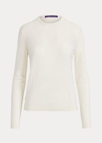 Pulovere crew pentru femei Ralph Lauren din lână merinos Pulovere crew pentru femei Ralph Lauren din lână merinos
