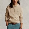 Pulovere cu glugă din bumbac texturat Ralph Lauren, bej, pentru bărbați Pulovere cu glugă din bumbac texturat Ralph Lauren, bej, pentru bărbați