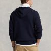 Pulovere cu glugă din bumbac texturat Ralph Lauren pentru bărbați bleumarin Pulovere cu glugă din bumbac texturat Ralph Lauren pentru bărbați bleumarin