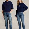 Pulovere cu glugă din cașmir, Ralph Lauren, roz Pony, pentru damă