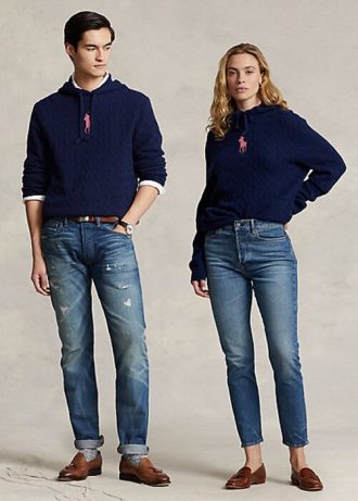 Pulovere cu glugă din cașmir, Ralph Lauren, roz Pony, pentru damă Pulovere cu glugă din cașmir, Ralph Lauren, roz Pony, pentru damă