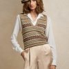 Pulovere de damă multicolore Ralph Lauren decorate Fair Isle