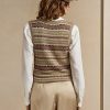 Pulovere de damă multicolore Ralph Lauren decorate Fair Isle