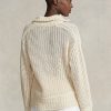 Pulovere din bumbac și lână, cu șireturi, Ralph Lauren, pentru femei Pulovere din bumbac și lână, cu șireturi, Ralph Lauren, pentru femei