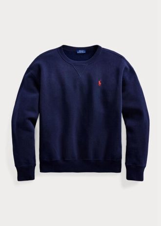 Pulovere din fleece Ralph Lauren pentru femei bleumarin Pulovere din fleece Ralph Lauren pentru femei bleumarin