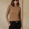 Pulovere maro Ralph Lauren din cașmir pentru damă