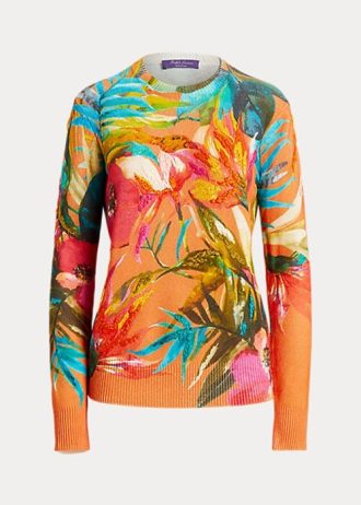 Pulovere multicolore Ralph Lauren, din cașmir, cu gât crew