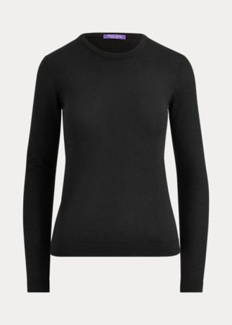 Pulovere negre Ralph Lauren din cașmir pentru damă
