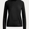 Pulovere negre Ralph Lauren din lână merinos pentru damă Pulovere negre Ralph Lauren din lână merinos pentru damă